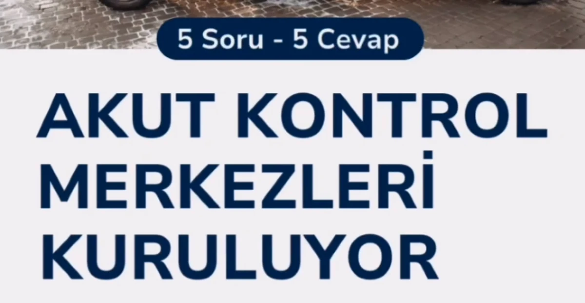 ALMANYA'DA AKUT KONTROL MERKEZLERİ KURULUYOR
