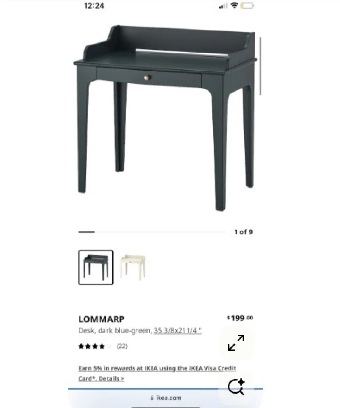 IKEA Lommarp masa 