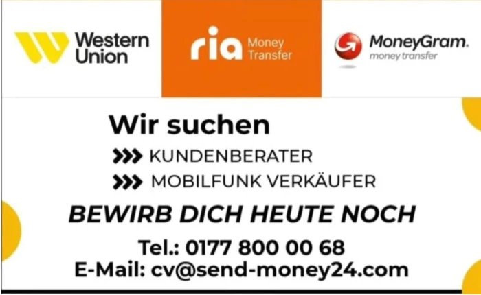 Para Transfer firmasına m&uuml;şteri danışmanı aranıyor...
